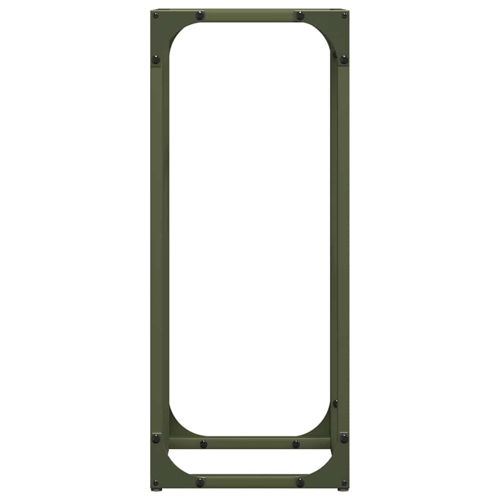 vidaXL Firewood Rack Olive Green 25x25x60 cm Cold-rolled steel 6