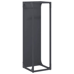 vidaXL Firewood Rack Anthracite 25x25x80 cm Cold-rolled steel 2