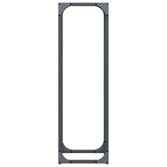 vidaXL Firewood Rack Anthracite 25x25x80 cm Cold-rolled steel 6