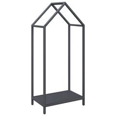 vidaXL Firewood Rack Anthracite 40x25x90 cm Cold-rolled steel 2