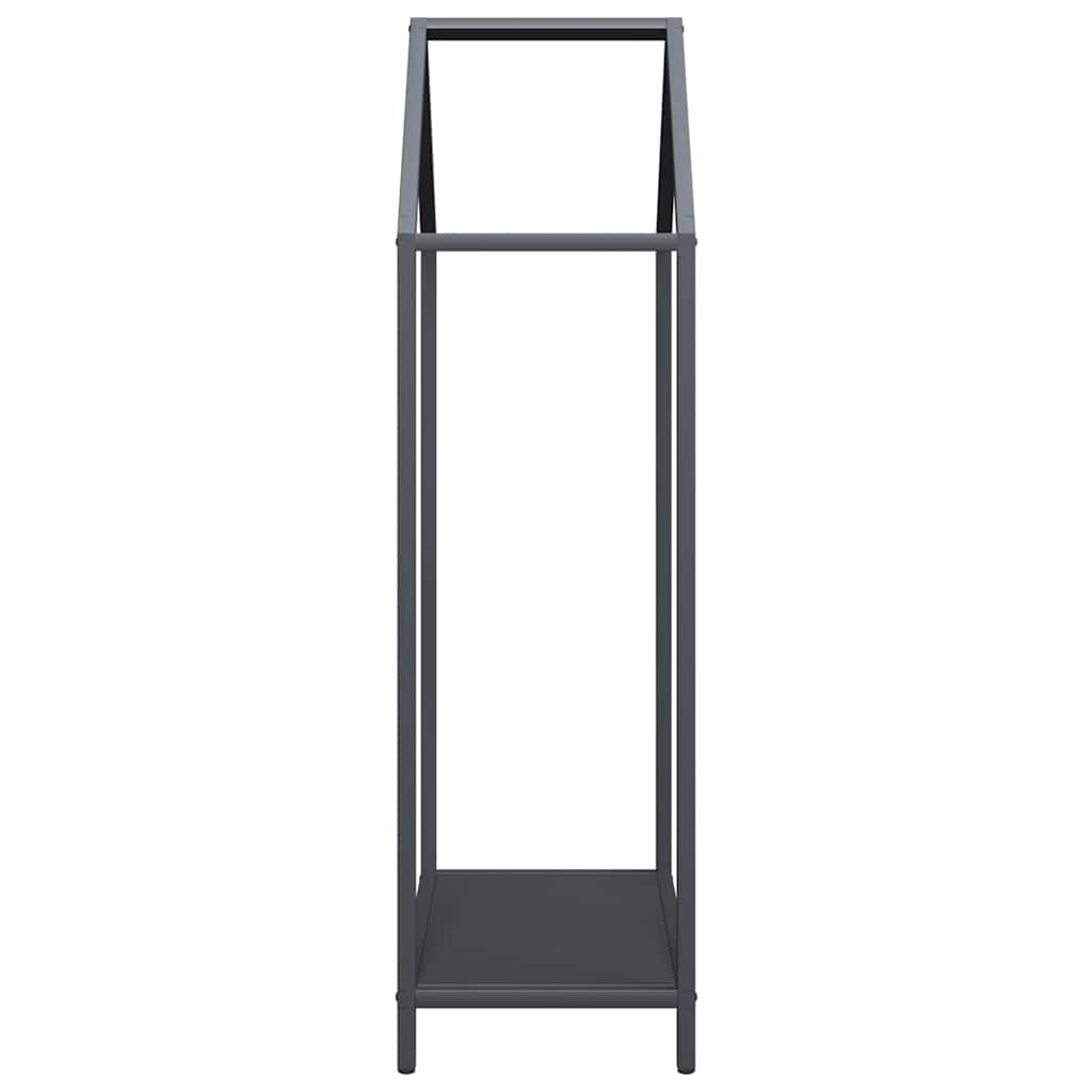 vidaXL Firewood Rack Anthracite 40x25x90 cm Cold-rolled steel 6