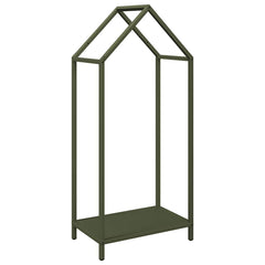 vidaXL Firewood Rack Olive Green 40x25x90 cm Cold-rolled steel 2