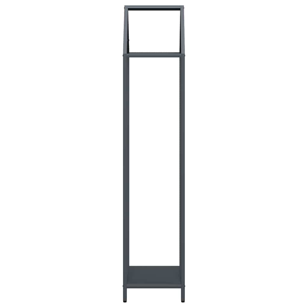 vidaXL Firewood Rack Anthracite 40x25x120 cm Cold-rolled steel 6