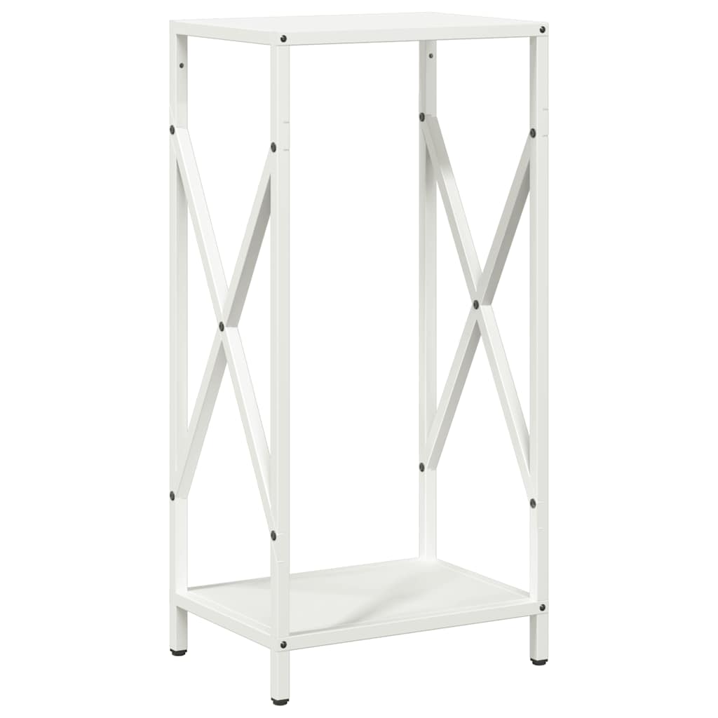 vidaXL Firewood Rack White 34x25x70 cm Cold-rolled steel 2