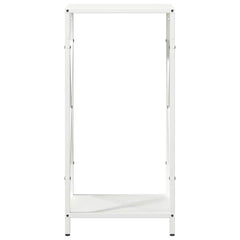 vidaXL Firewood Rack White 34x25x70 cm Cold-rolled steel 5