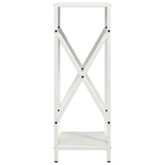 vidaXL Firewood Rack White 34x25x70 cm Cold-rolled steel 6