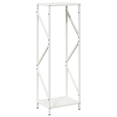 vidaXL Firewood Rack White 34x25x100 cm Cold-rolled steel 2