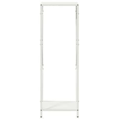 vidaXL Firewood Rack White 34x25x100 cm Cold-rolled steel 5