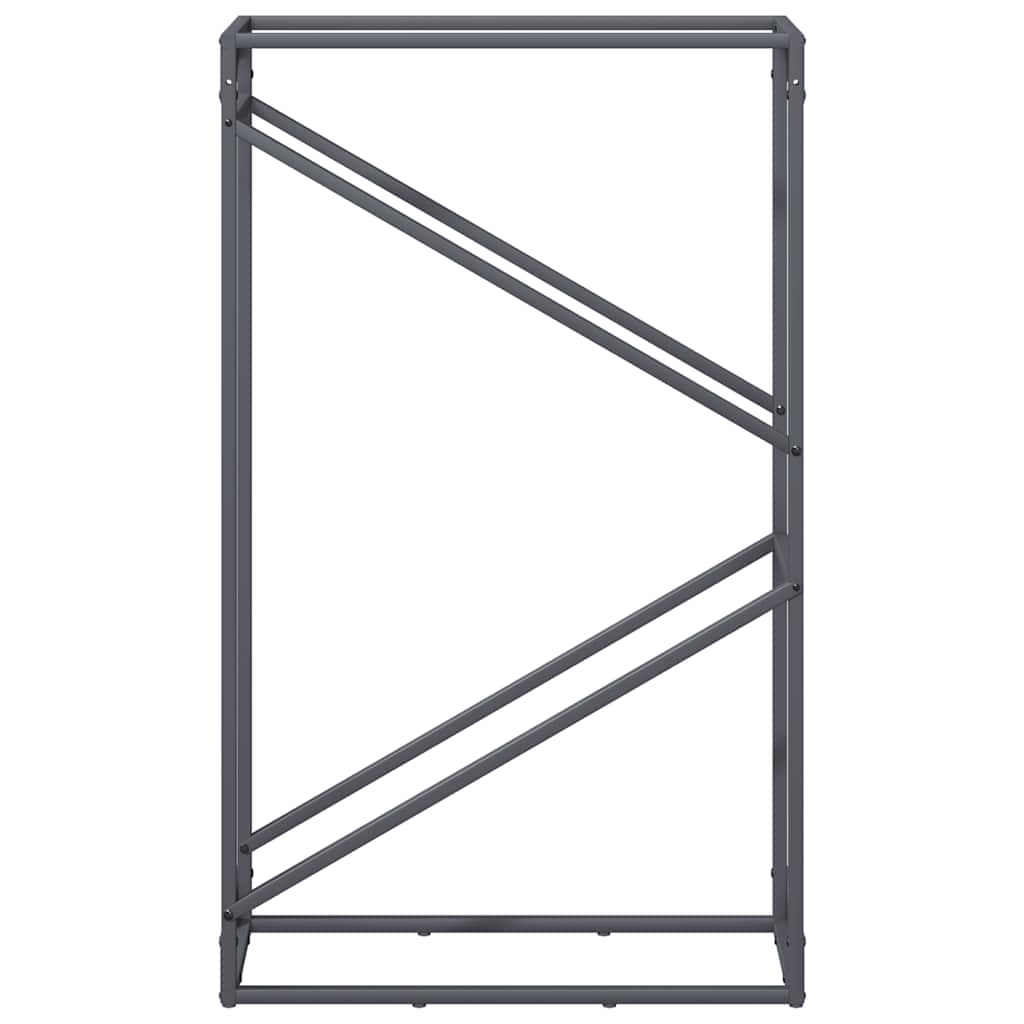vidaXL Firewood Rack Anthracite 60x25x100 cm Cold-rolled steel 5