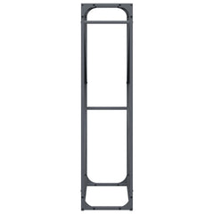 vidaXL Firewood Rack Anthracite 60x25x100 cm Cold-rolled steel 6