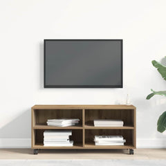 vidaXL TV Cabinet 90 x 35 x 40.5 cm Brown Engineered wood 4