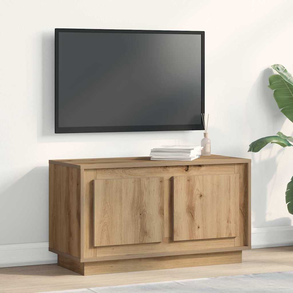 vidaXL TV Cabinet 80 x 35 x 45 cm Artisan oak Engineered wood 1