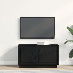 vidaXL TV Cabinet 80 x 35 x 45 cm Black oak Engineered wood 4