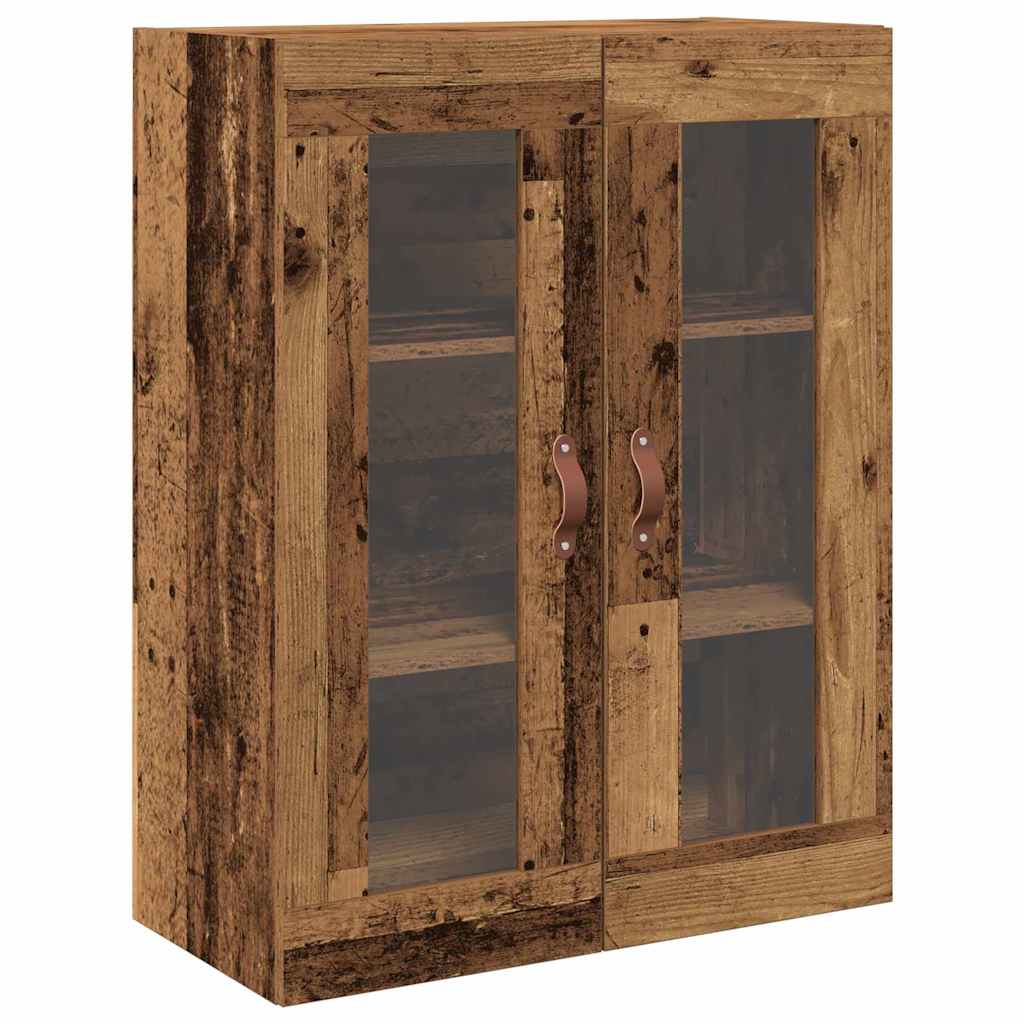 vidaXL Wall Cabinet Old Wood 69.5 x 34 x 90 cm Engineered Wood 2