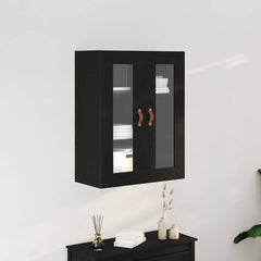 vidaXL Wall Cabinet Black Oak 69.5 x 34 x 90 cm Engineered Wood 1