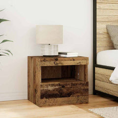 vidaXL Bedside Cabinet Old Wood 50 x 40 x 45 cm Engineered Wood 1