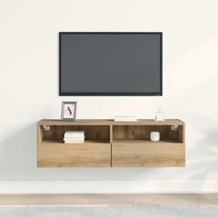 vidaXL TV Wall Cabinet 100 x 30 x 30 cm Artisan oak Engineered Wood 4