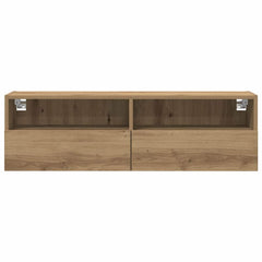 vidaXL TV Wall Cabinet 100 x 30 x 30 cm Artisan oak Engineered Wood 6