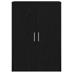 vidaXL Sideboard Black Oak 60 x 31 x 84 cm Engineered Wood 3