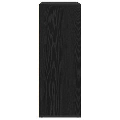 vidaXL Sideboard Black Oak 60 x 31 x 84 cm Engineered Wood 4
