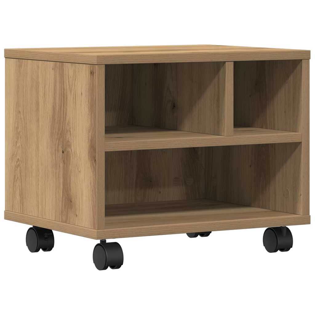 vidaXL Printer Stand Artisan Oak 41 x 32 x 34.5 cm Engineered Wood 2