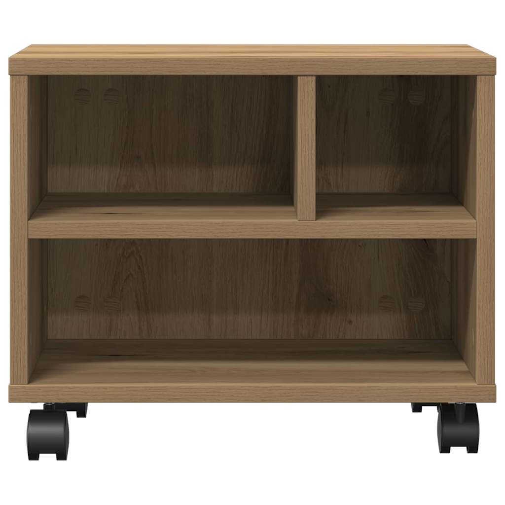 vidaXL Printer Stand Artisan Oak 41 x 32 x 34.5 cm Engineered Wood 5