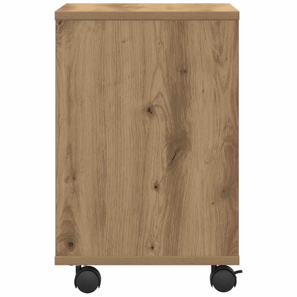 vidaXL Printer Stand Artisan Oak 41 x 32 x 48 cm Engineered Wood 5