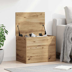 vidaXL Storage Box Artisan oak 60 x 42 x 46 cm Engineered Wood 1