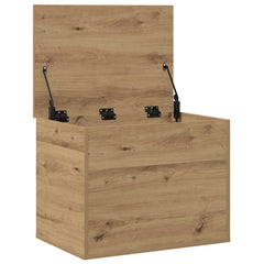 vidaXL Storage Box Artisan oak 60 x 42 x 46 cm Engineered Wood 5