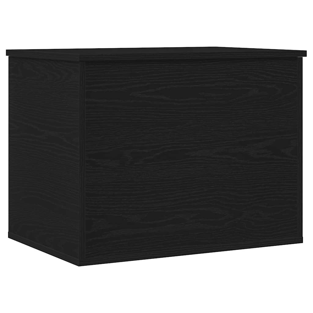 vidaXL Storage Box Black oak 60 x 42 x 46 cm Engineered Wood 2