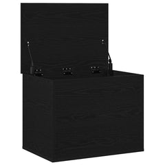 vidaXL Storage Box Black oak 60 x 42 x 46 cm Engineered Wood 5