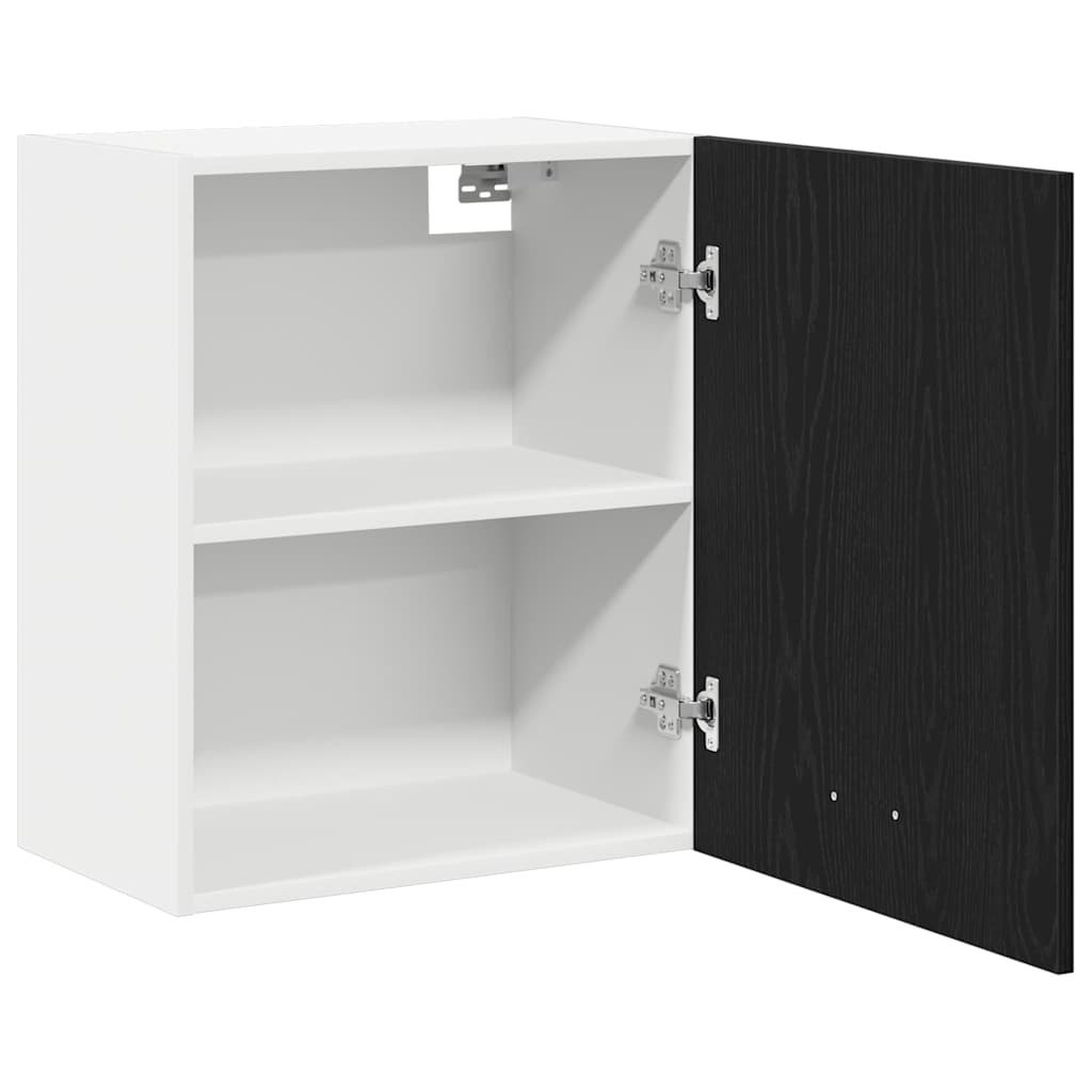 vidaXL Hanging Cabinet Black Oak 50 x 31 x 60 cm Engineered Wood 5