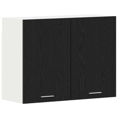 vidaXL Hanging Cabinet Lyon Black Oak 80 x 31 x 60 cm Engineered Wood 2
