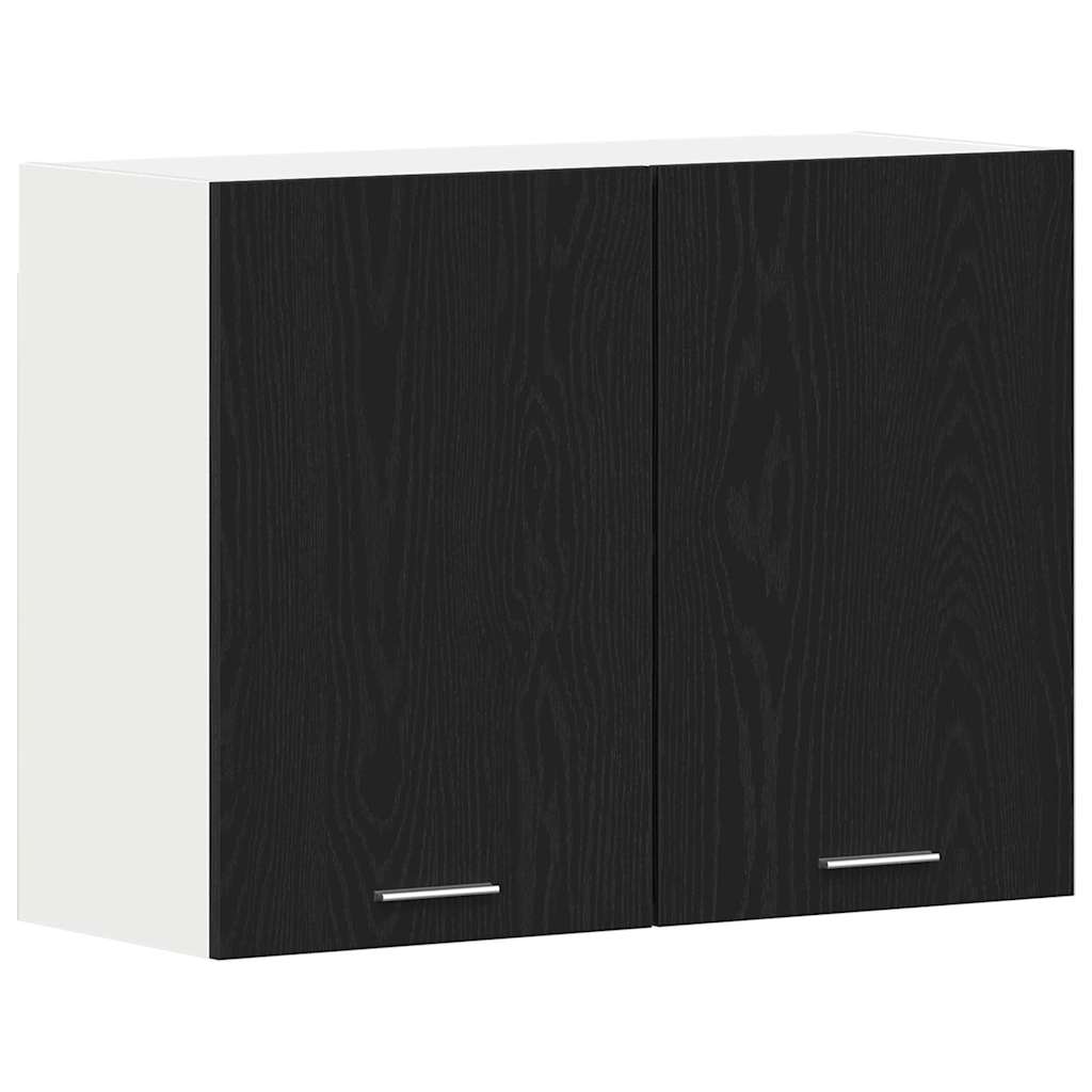 Hanging Cabinet and White 40 x 31 x 40 cm Black oak 1x hanging cabinet (1 door) 40–1x hanging cabinet (2 shelves) 40 cm 1x hanging cabinet (2 doors) 80 cm wide 60 cm high