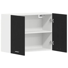 vidaXL Hanging Cabinet Lyon Black Oak 80 x 31 x 60 cm Engineered Wood 5
