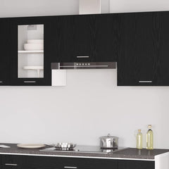 vidaXL Hanging Cabinet Lyon Black Oak 60 x 31 x 40 cm Engineered Wood 1