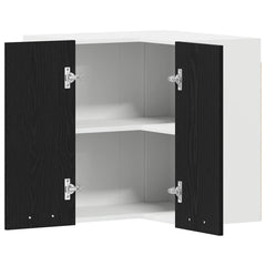 vidaXL Hanging Cabinet Lyon Black Oak 57 x 57 x 60 cm Engineered Wood 4
