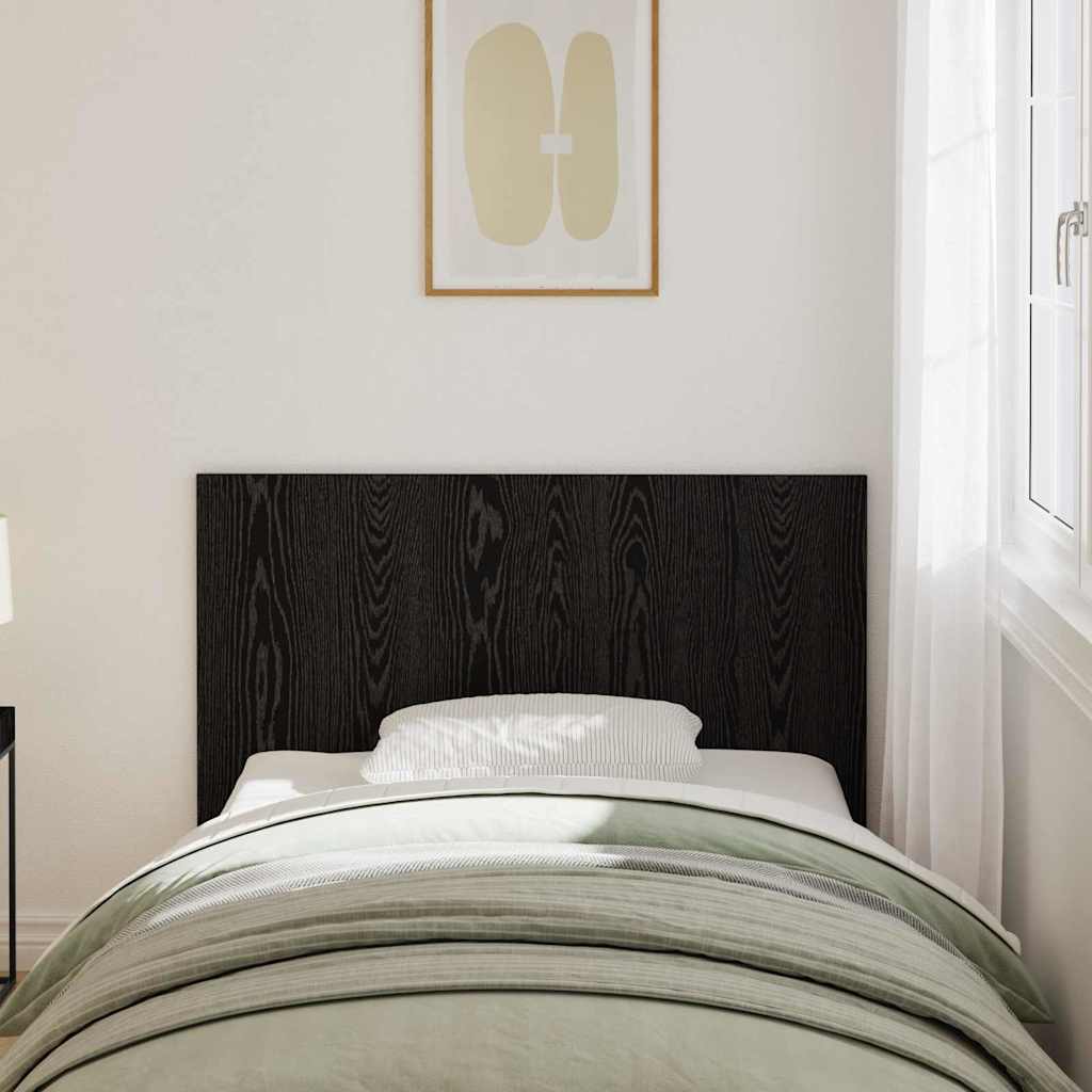 vidaXL Bed Headboard Black Oak Engineered Wood 3