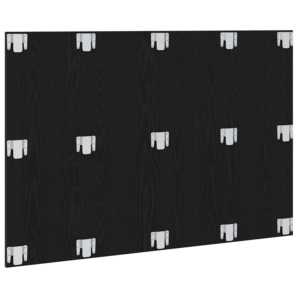 vidaXL Bed Headboard Black Oak Engineered Wood 6