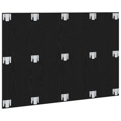 vidaXL Bed Headboard Black Oak Engineered Wood 6