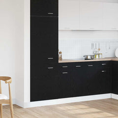 vidaXL Hanging Cabinet Black Oak 30 x 46 x 81.5 cm Engineered Wood 1