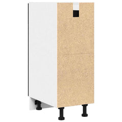 vidaXL Hanging Cabinet Black Oak 30 x 46 x 81.5 cm Engineered Wood 6