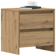 vidaXL Bedside Cabinet 2 pcs Artisan Oak 45 x 34 x 44.5 cm 3