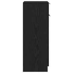 vidaXL Bathroom Cabinet Black oak 32 x 34 x 90 cm Engineered wood 5