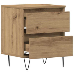 vidaXL Bedside Cabinet Artisan oak 40 x 35 x 50 cm Engineered Wood 5