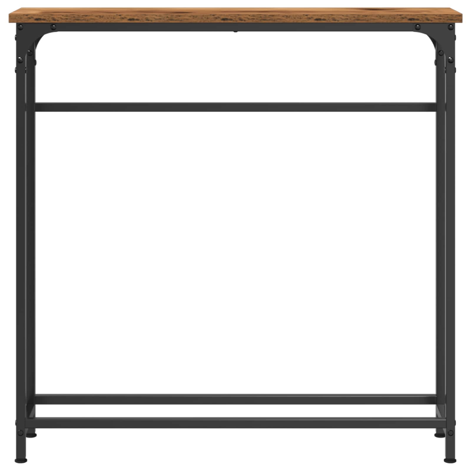 vidaXL Console Table Old Wood 75 x 19.5 x 75 cm Engineered Wood 5
