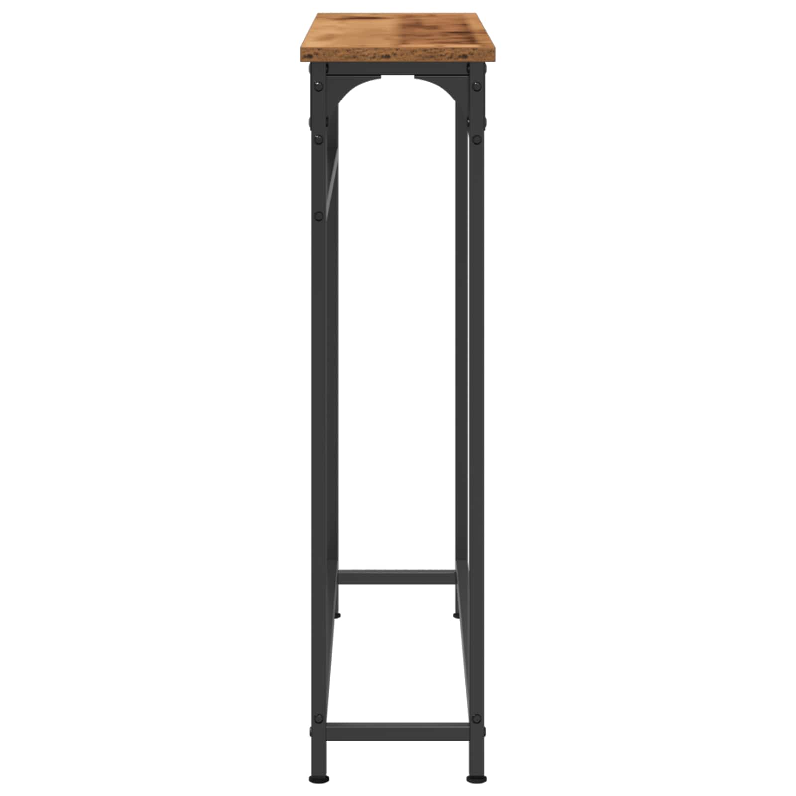 vidaXL Console Table Old Wood 75 x 19.5 x 75 cm Engineered Wood 6