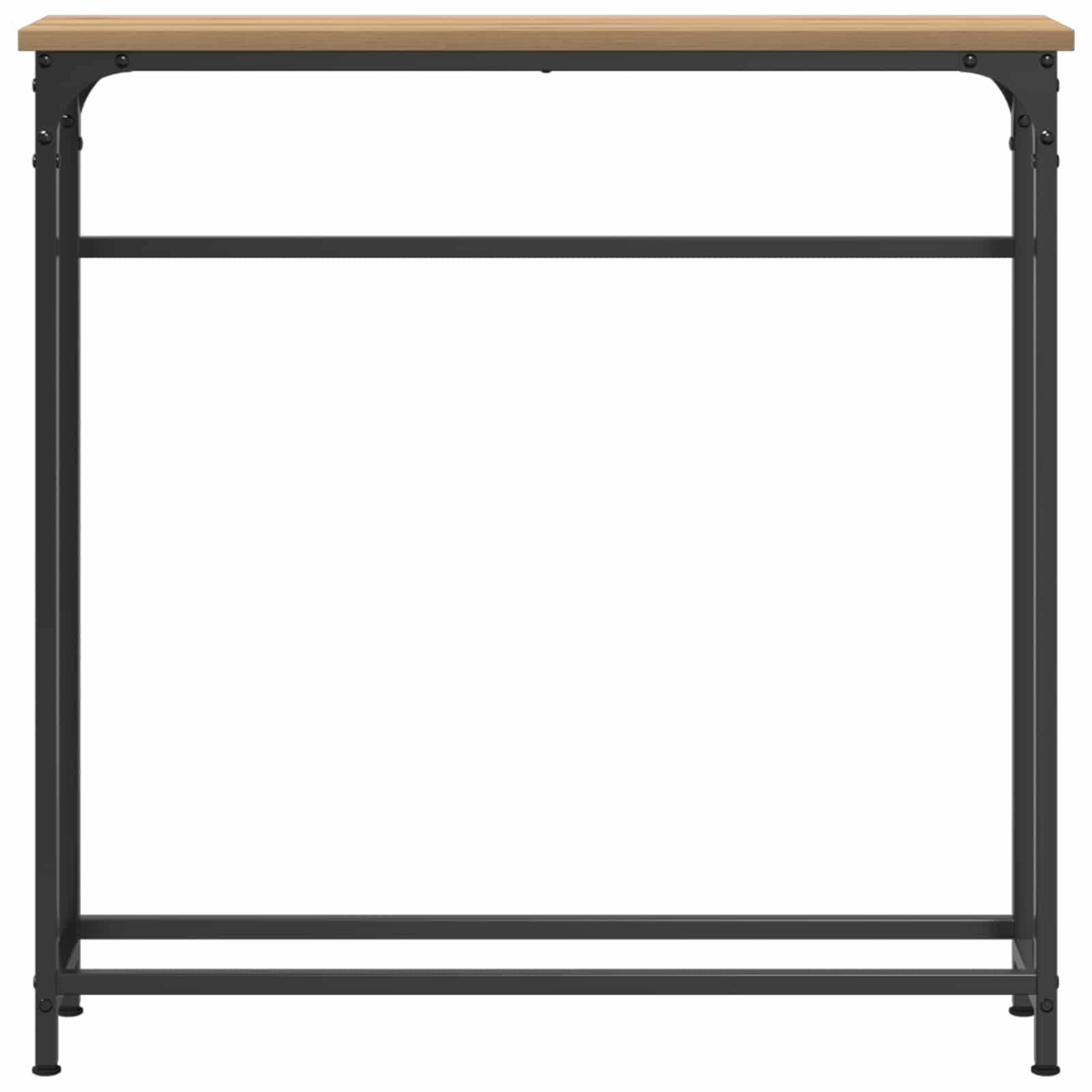 vidaXL Console Table Artisan Oak 75 x 19.5 x 75 cm Engineered Wood 5