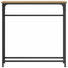 vidaXL Console Table Artisan Oak 75 x 19.5 x 75 cm Engineered Wood 5