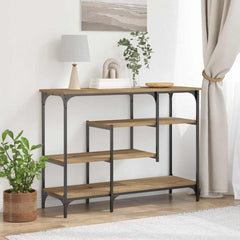 vidaXL Console Table Artisan oak 100 x 35 x 75 cm 1
